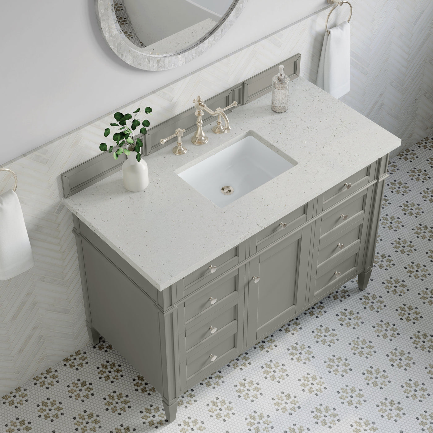 James Martin Brittany 48" Single Bathroom Vanity, Urban Gray by James Martin