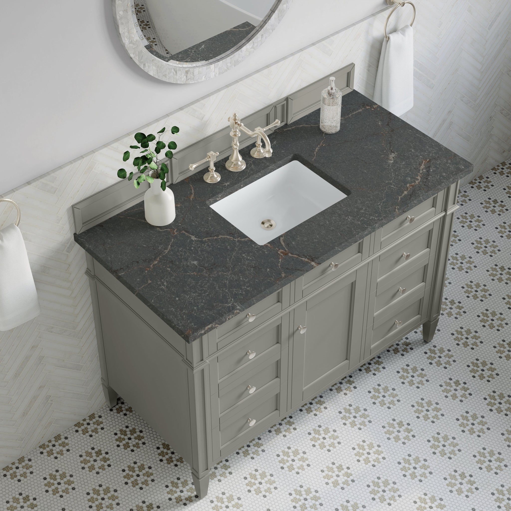 James Martin Brittany 48" Single Bathroom Vanity, Urban Gray by James Martin