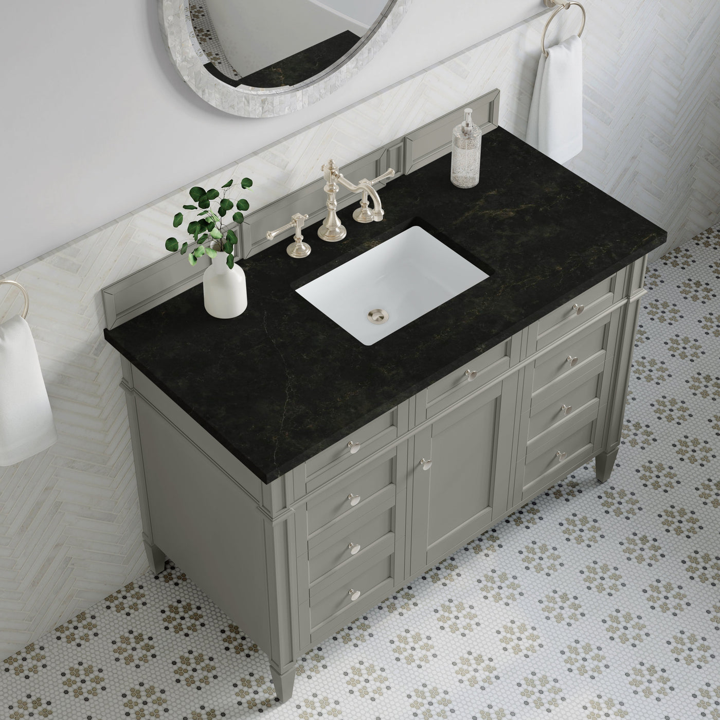 James Martin Brittany 48" Single Bathroom Vanity, Urban Gray by James Martin