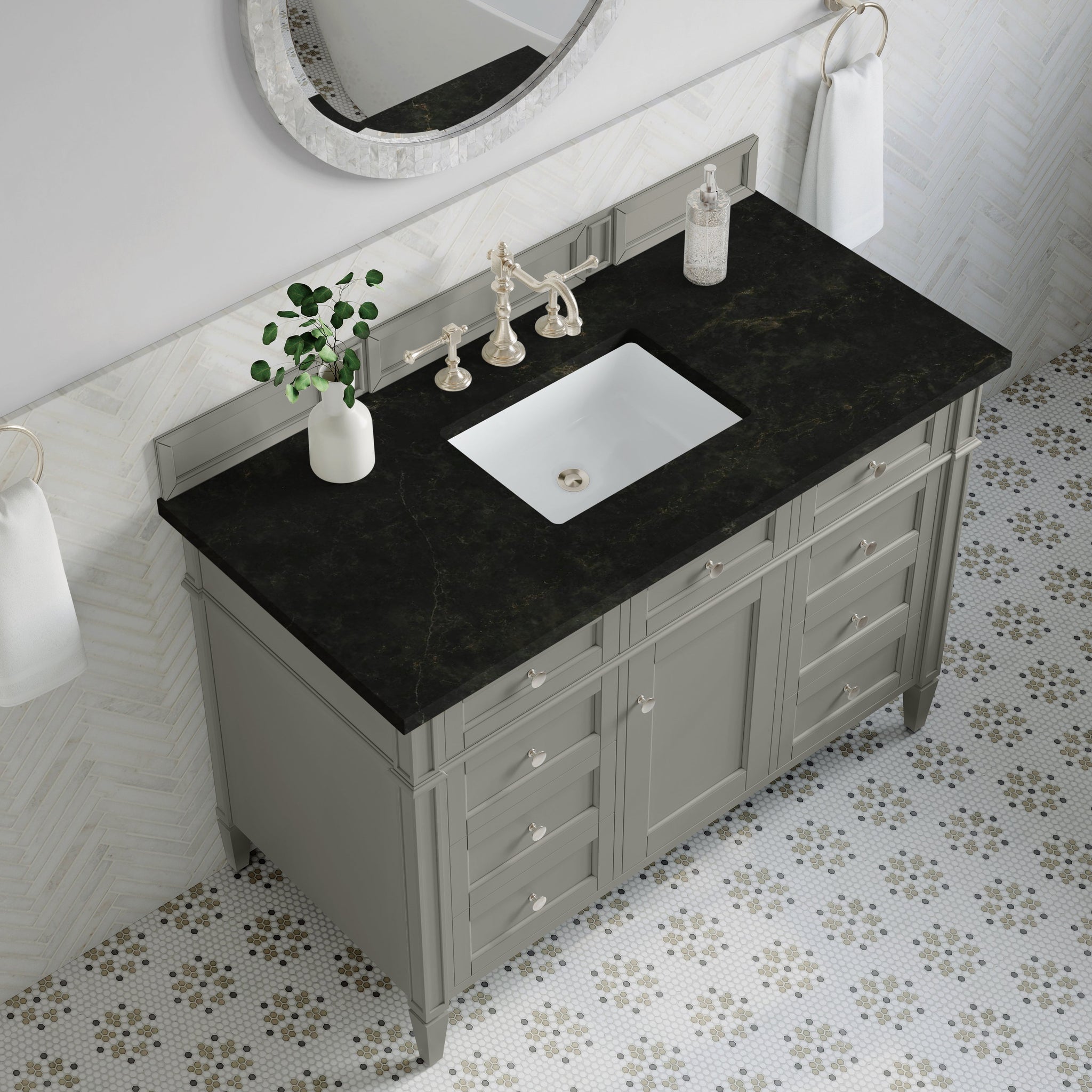 James Martin Brittany 48" Single Bathroom Vanity, Urban Gray by James Martin