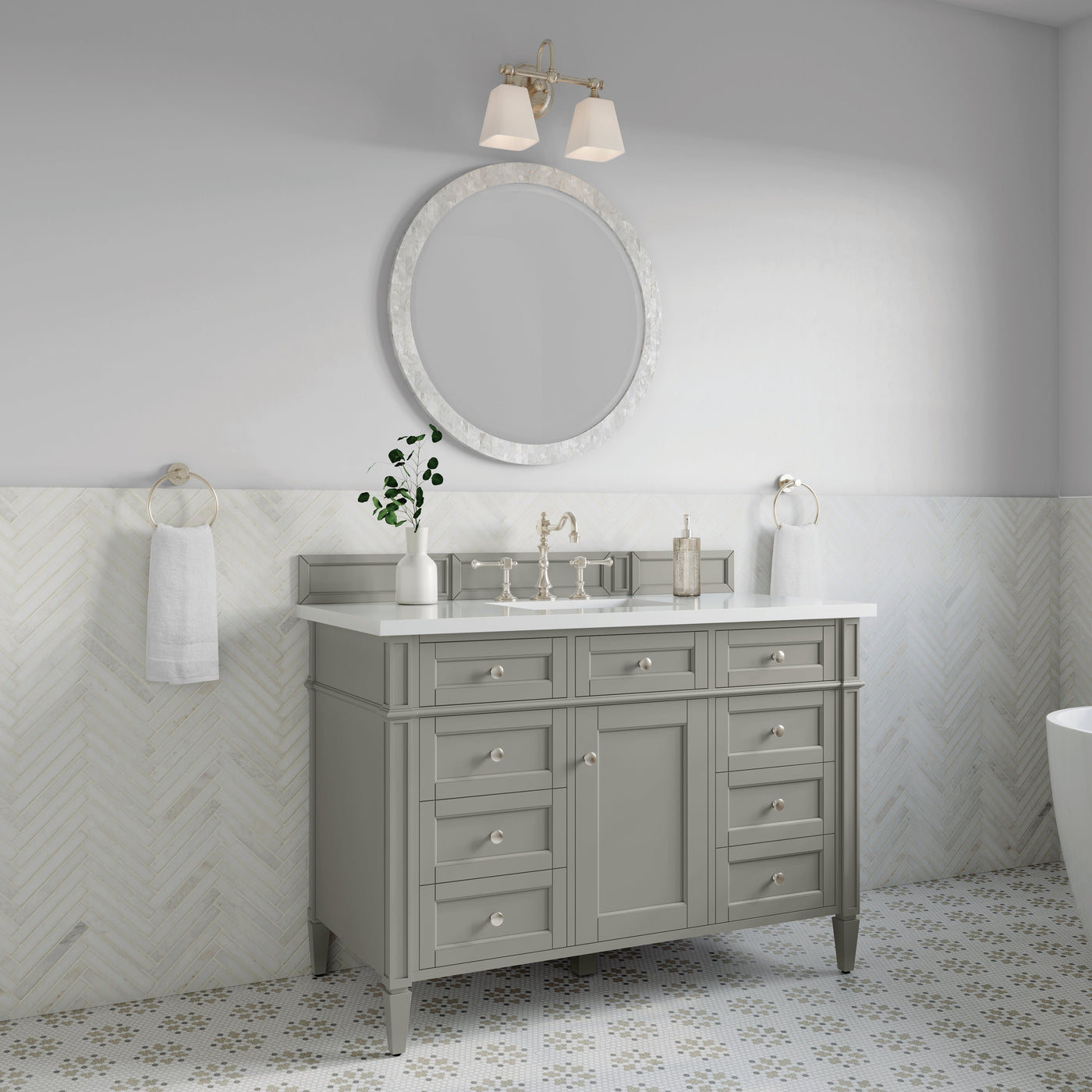 James Martin Brittany 48" Single Bathroom Vanity, Urban Gray by James Martin
