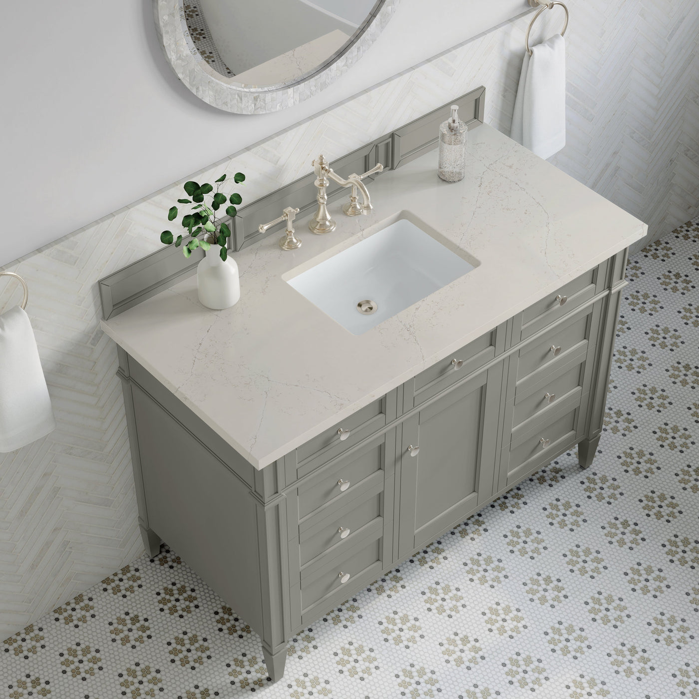 James Martin Brittany 48" Single Bathroom Vanity, Urban Gray by James Martin