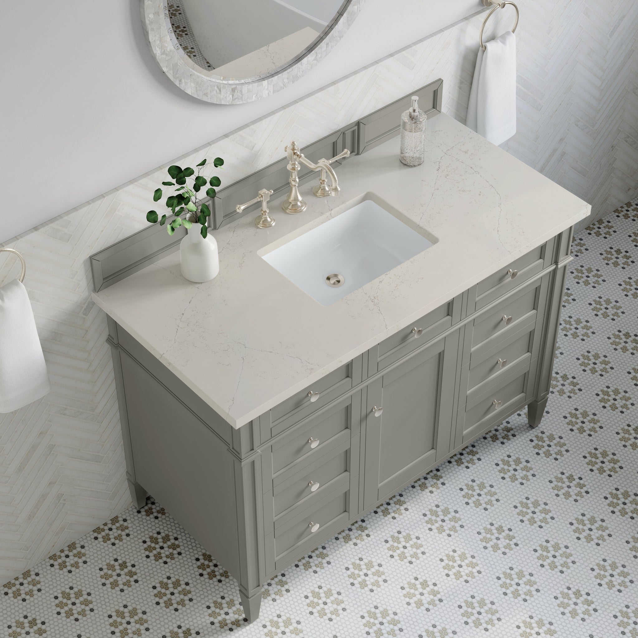 James Martin Brittany 48" Single Bathroom Vanity, Urban Gray by James Martin