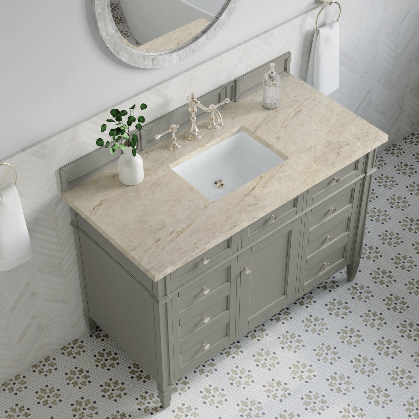 James Martin Brittany 48" Single Bathroom Vanity, Urban Gray by James Martin
