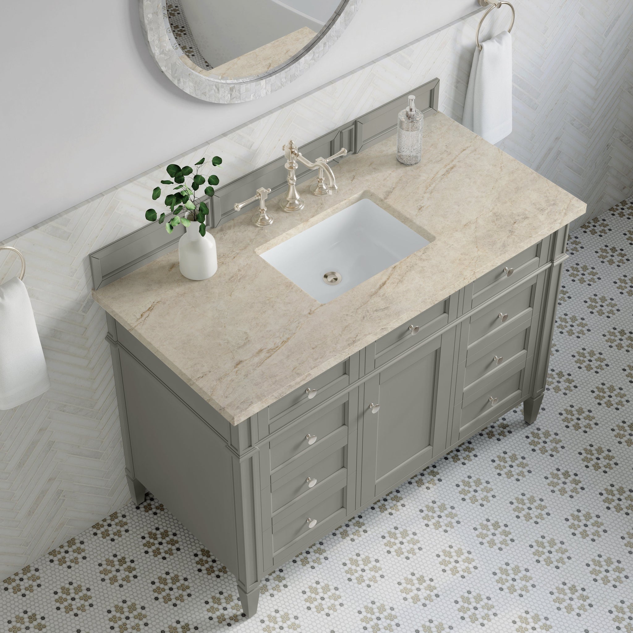 James Martin Brittany 48" Single Bathroom Vanity, Urban Gray by James Martin
