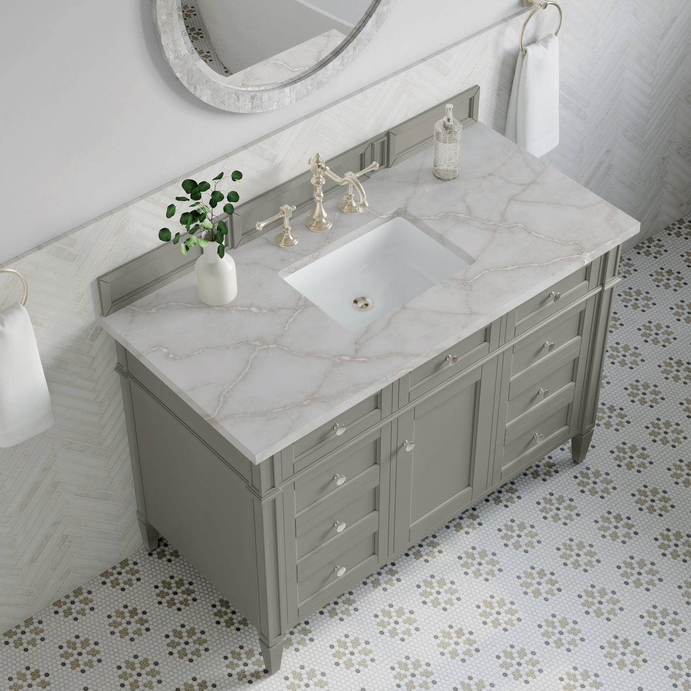 James Martin Brittany 48" Single Bathroom Vanity, Urban Gray by James Martin