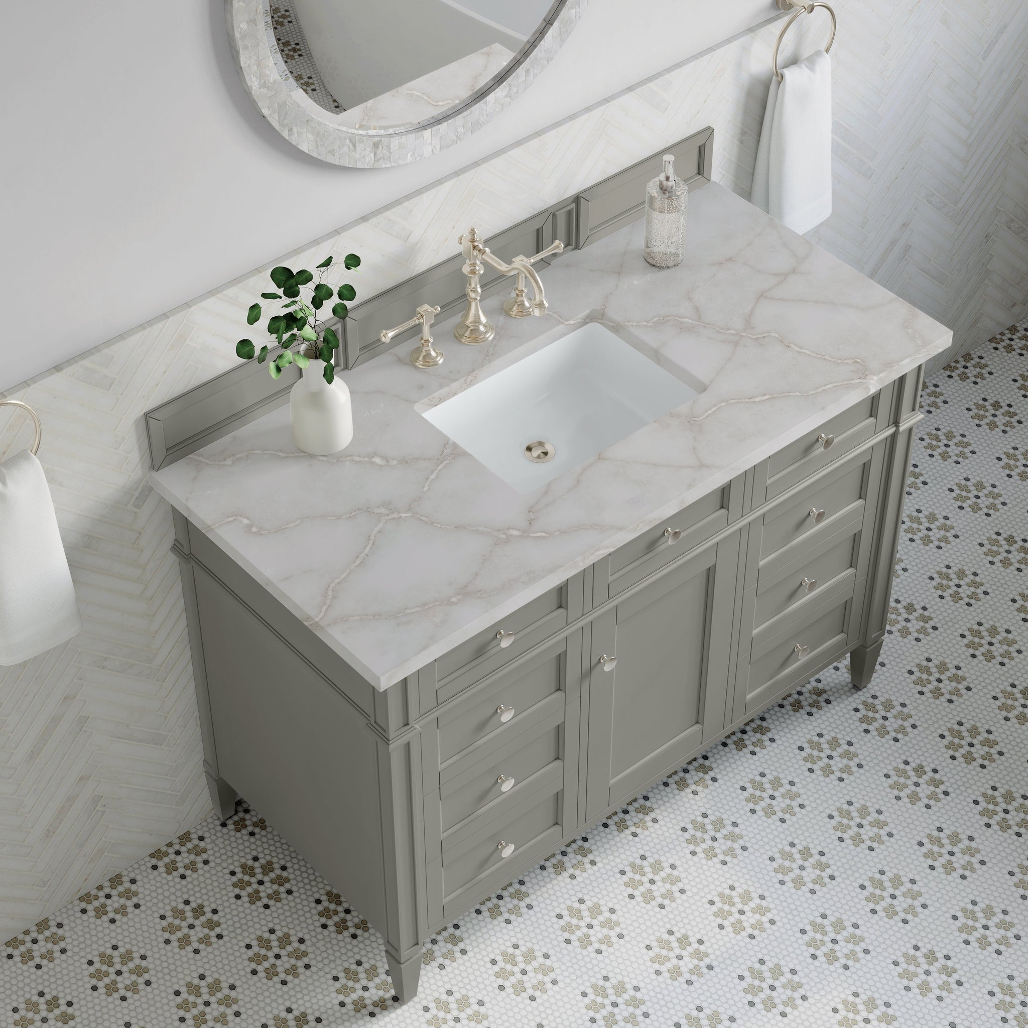 James Martin Brittany 48" Single Bathroom Vanity, Urban Gray by James Martin