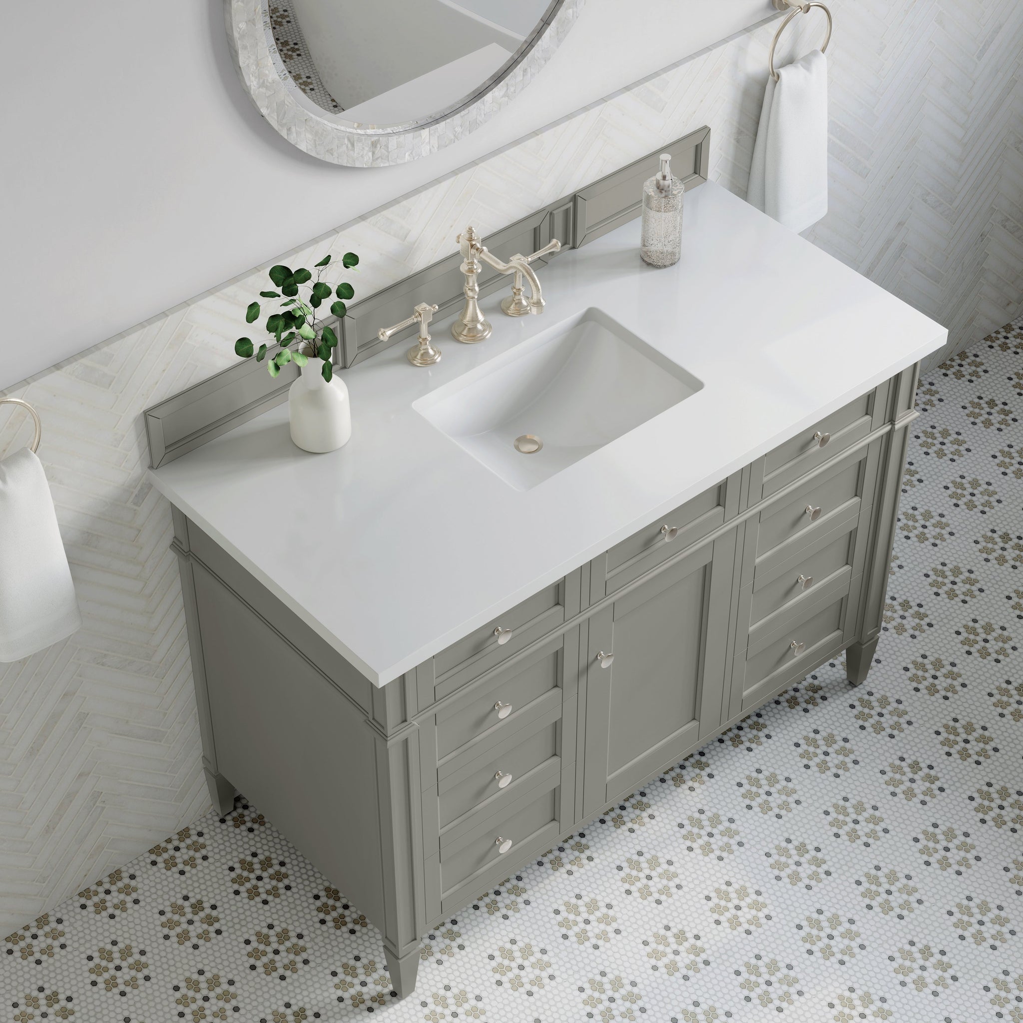 James Martin Brittany 48" Single Bathroom Vanity, Urban Gray by James Martin
