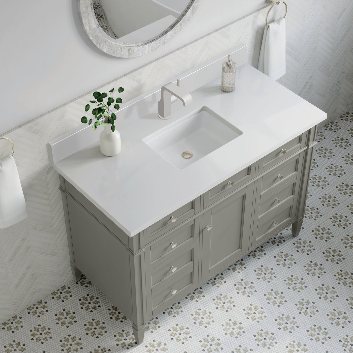 James Martin Brittany 48" Single Bathroom Vanity, Urban Gray by James Martin