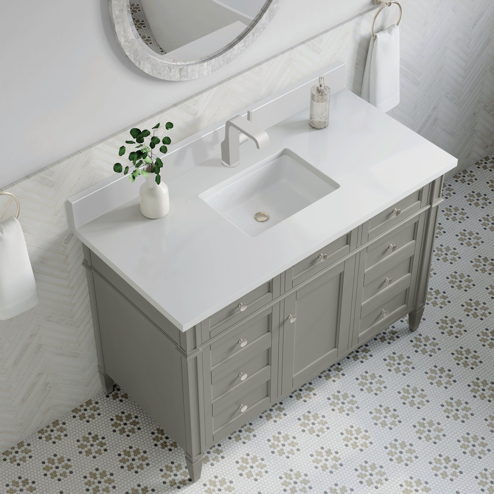 James Martin Brittany 48" Single Bathroom Vanity, Urban Gray by James Martin