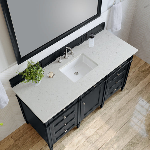 James Martin Brittany 60" Single Bathroom Vanity, Black Onyx