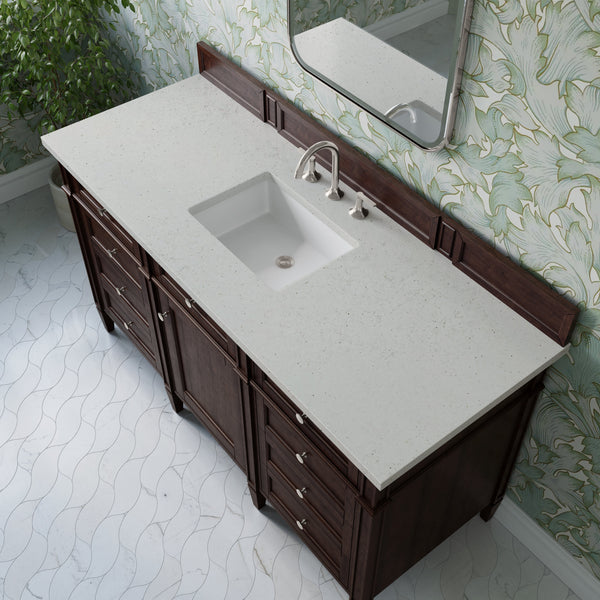 James Martin Brittany 60" Single Bathroom Vanity, Burnished Mahogany