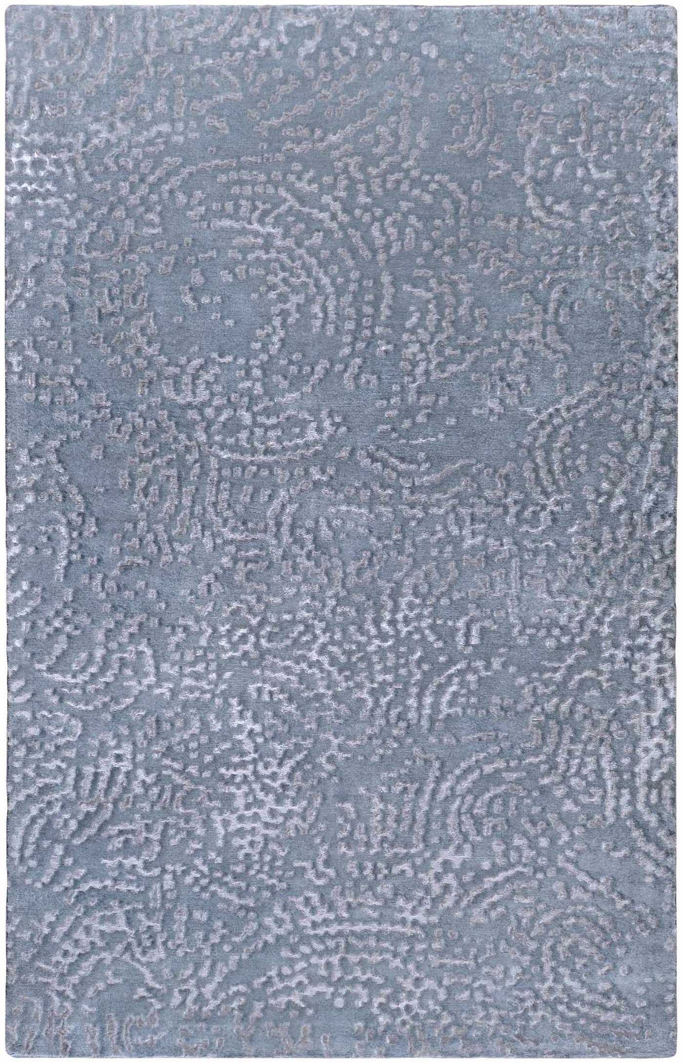 Pensacola 5x8 Charcoal Premium Wool&Viscose Rug - Clearance by Boutique Rugs