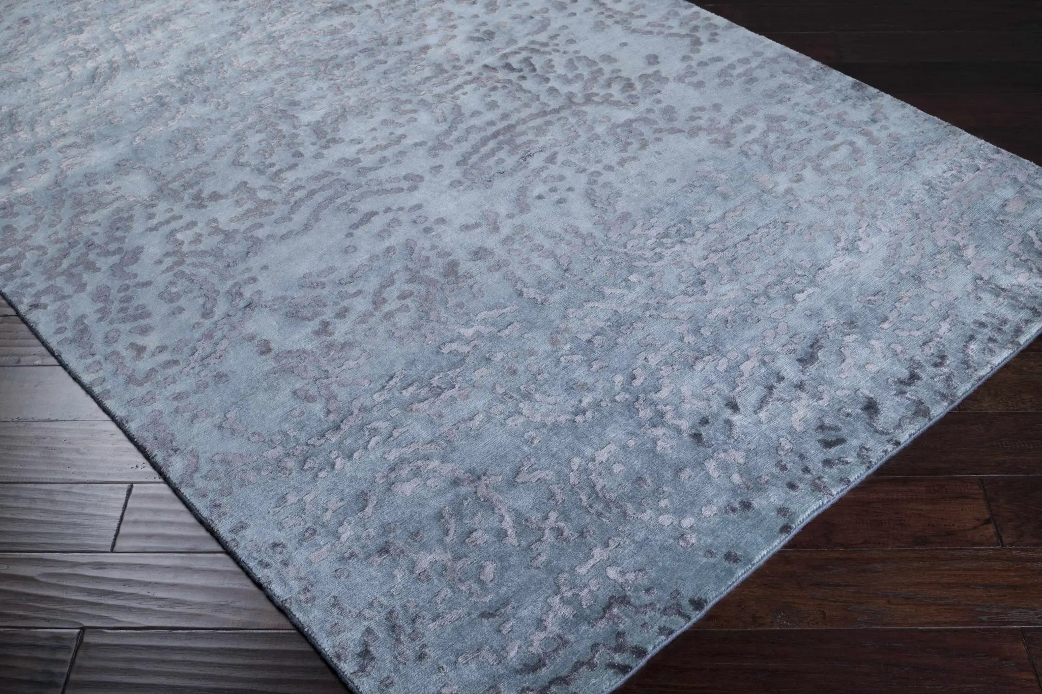 Pensacola 5x8 Charcoal Premium Wool&Viscose Rug - Clearance by Boutique Rugs