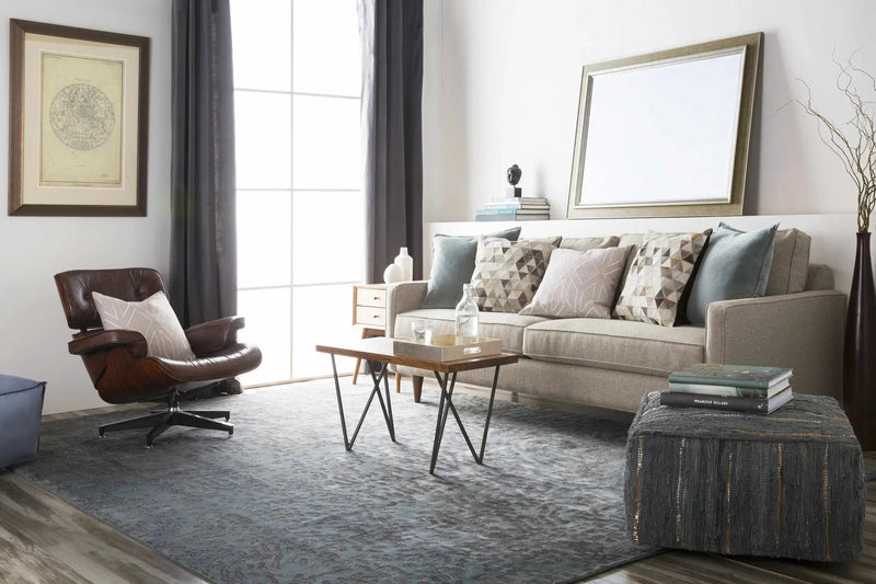 Pensacola 5x8 Charcoal Premium Wool&Viscose Rug - Clearance by Boutique Rugs