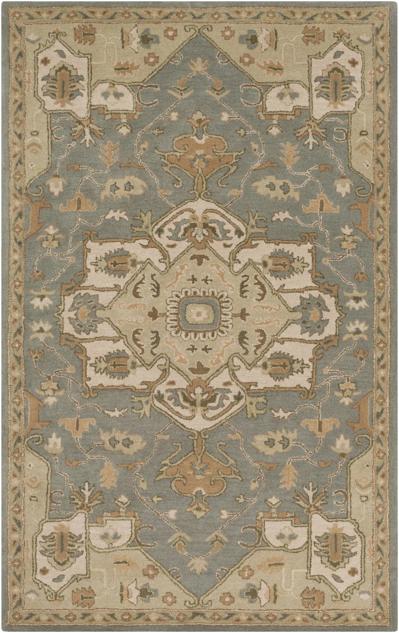Broomfield Gray 1144 Wool Area Rug by Boutique Rugs