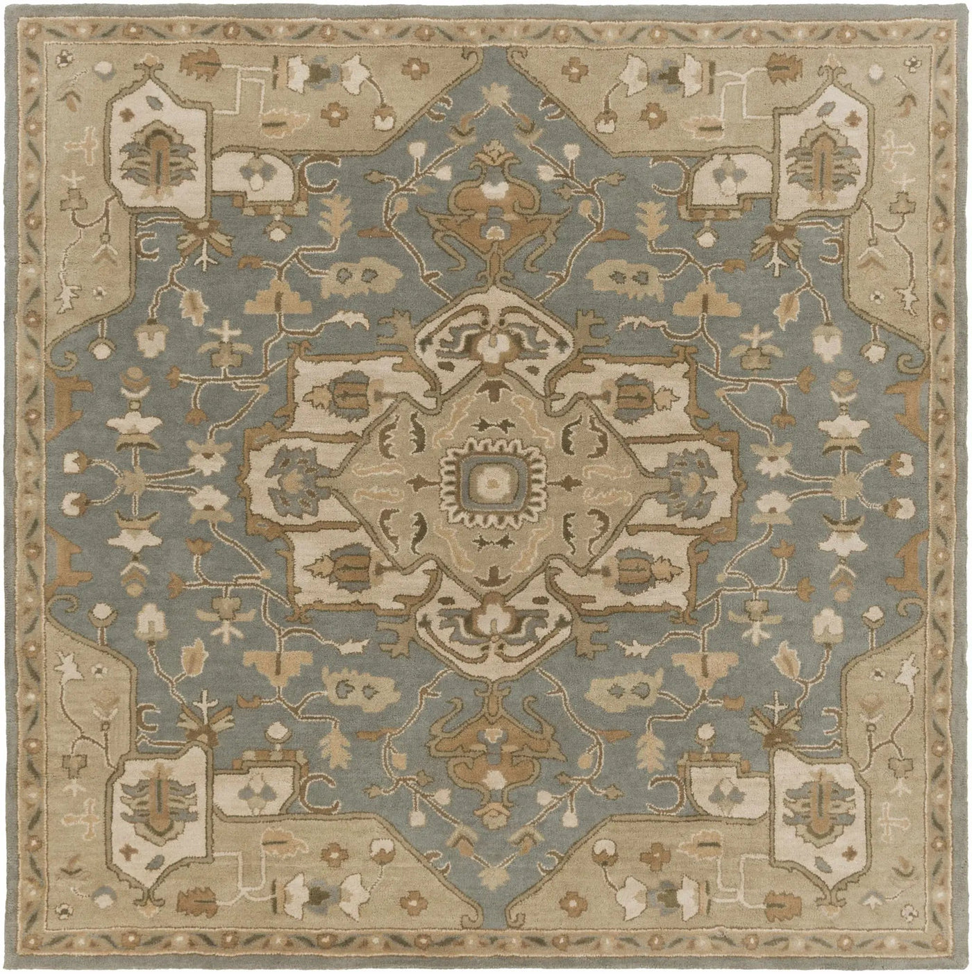 Broomfield Gray 1144 Wool Area Rug by Boutique Rugs