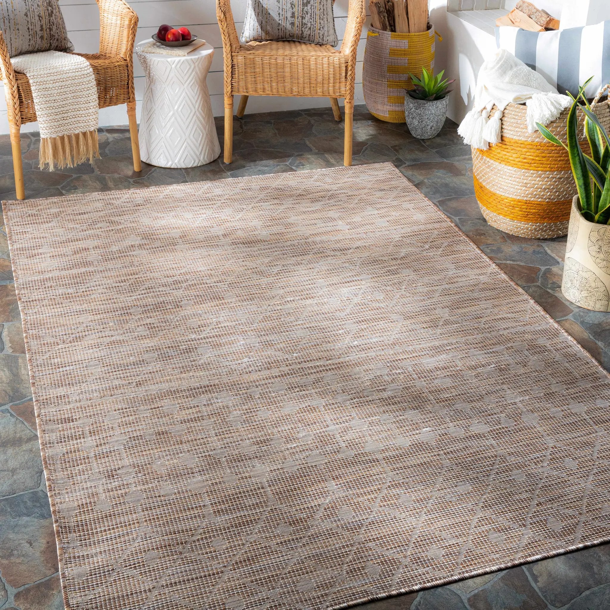 Barnsbury Flatweave Outdoor Area Carpet - Clearance by Boutique Rugs