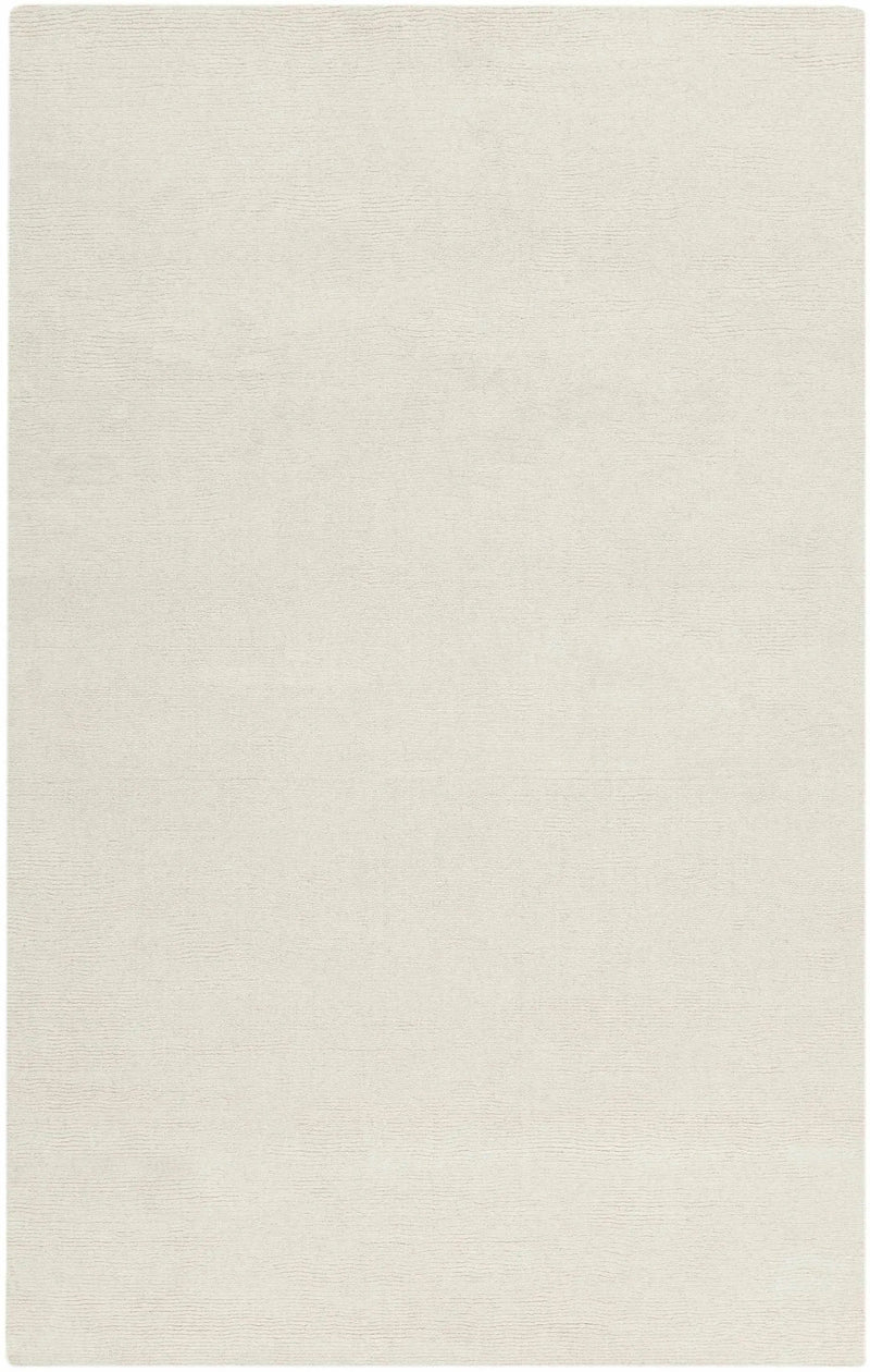 Brockton Solid Light Beige Wool Rug by Boutique Rugs
