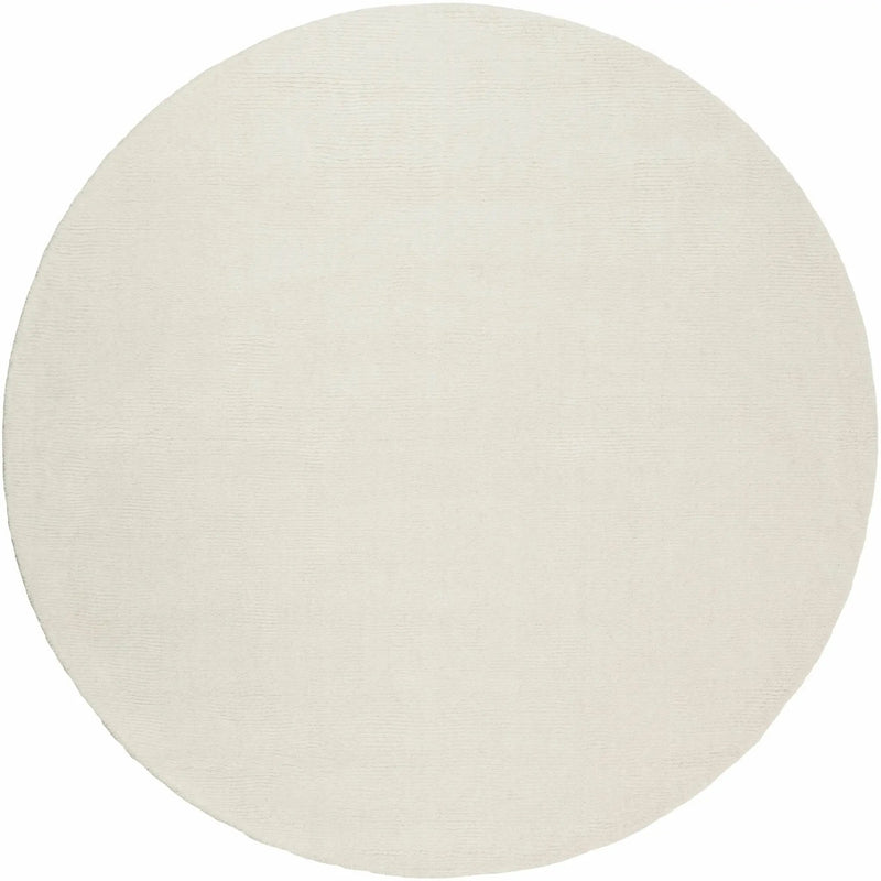 Brockton Solid Light Beige Wool Rug by Boutique Rugs