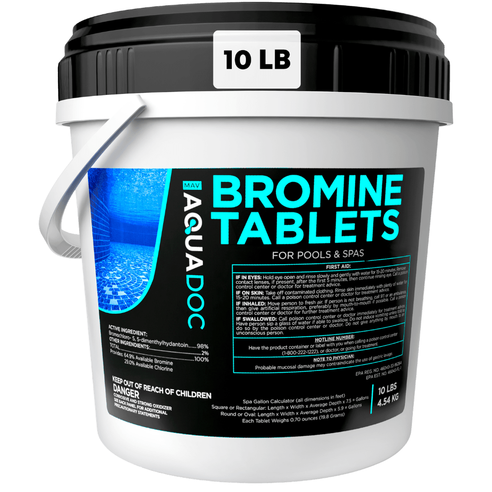 Bromine Tablets for Hot Tub by AquaDoc