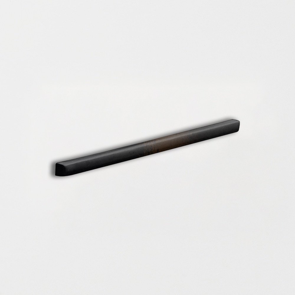 Ebony Multi Finish Edge Trim Ceramic Moldings 3/8x6 Ceramic Multi Finish 2x6 Moldings
