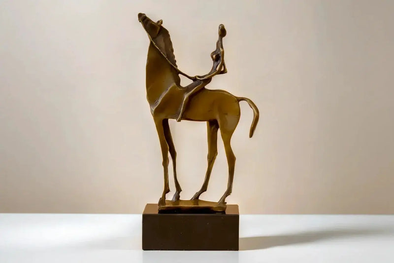 Abstract Horse Rider Sculpture Decorative Statue by House Of Avana