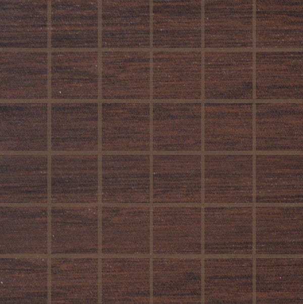Bronzo Matte 2x2 Fabric Look Porcelain Mosaics 12x12