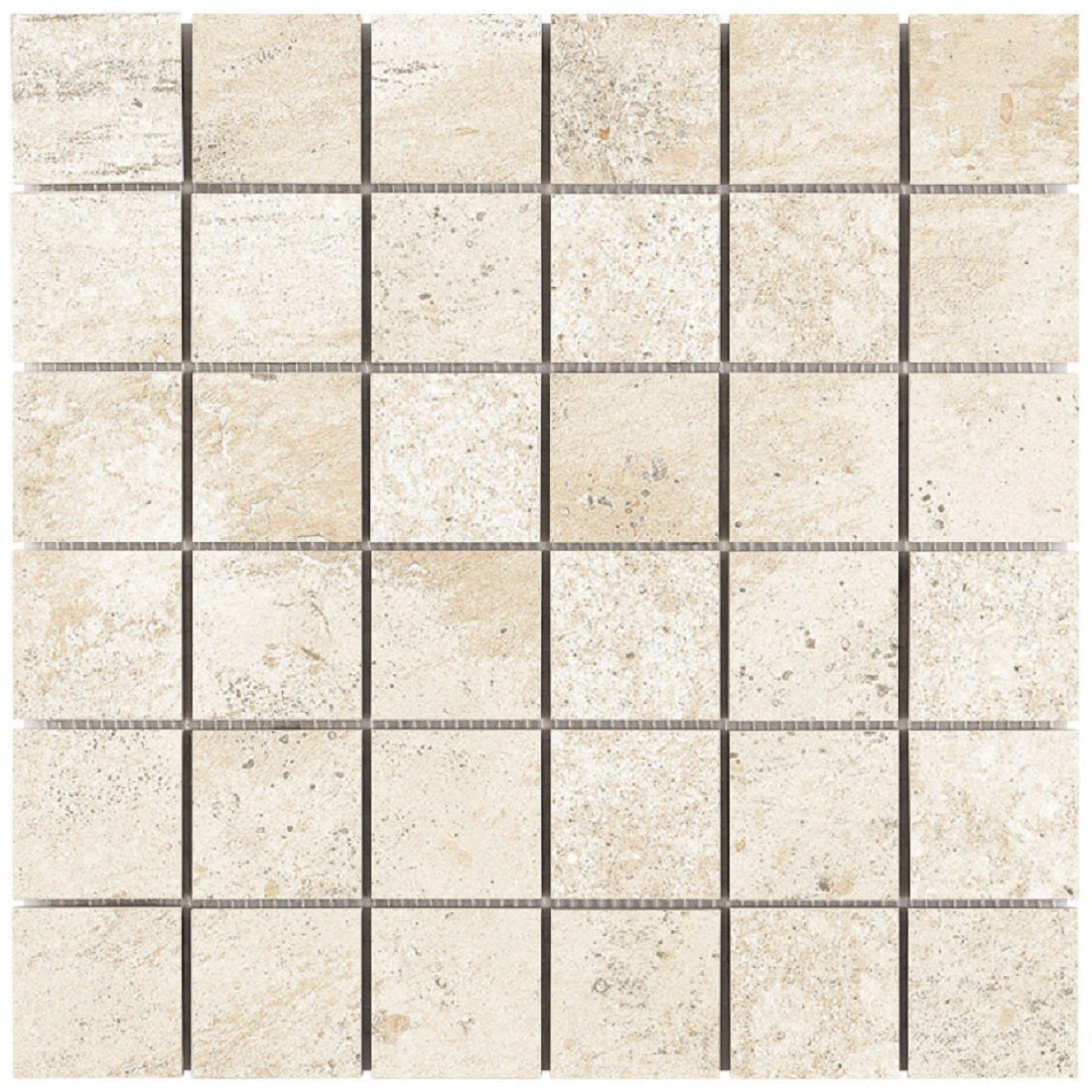 Brooklyn Cemento Sand Honed 2x2 Concrete Look Porcelain Mosaics 12x12 mosaic sheet