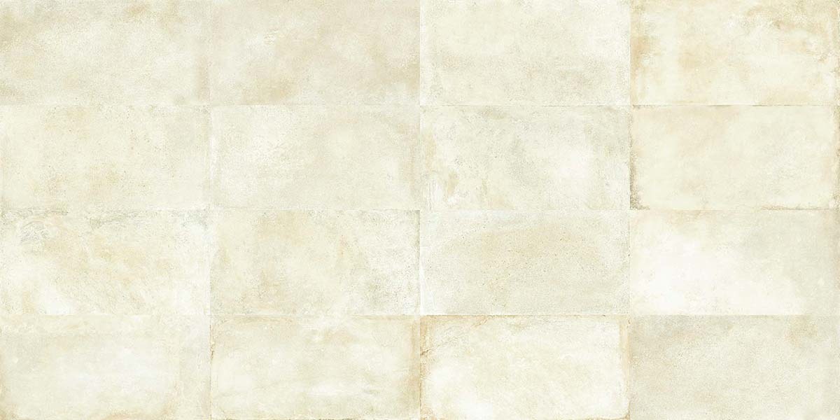 Brooklyn Cemento Sand Honed Concrete Look Cove Base Porcelain Trim 6x12, several pieces laid together