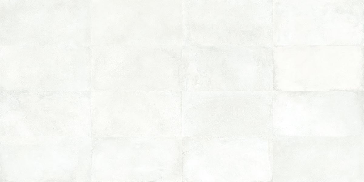Brooklyn Cemento White Honed Concrete Look Cove Base Porcelain Trim 6x12, several pieces laid together