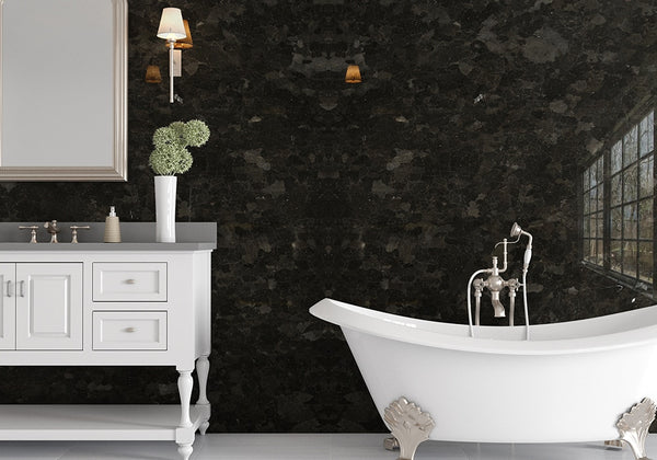 Brown Lapiz Polished Granite Slab Random