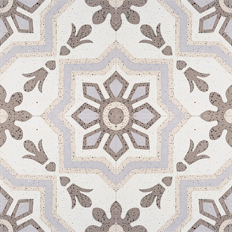 Brown, Light Brown, Beige, Gray Polished Bel Canto Cement Tiles 8x8 Cement Polished 8x8 Tiles
