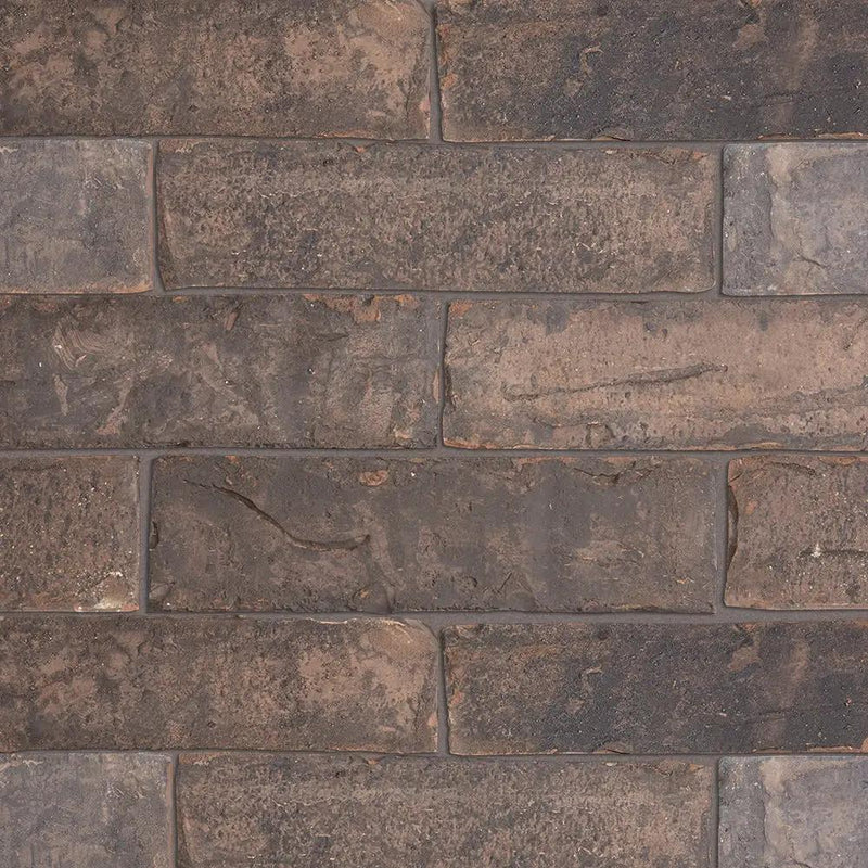 Brown Natural Subway Terracotta Tiles 2 5/8x9 5/8 closeup 1