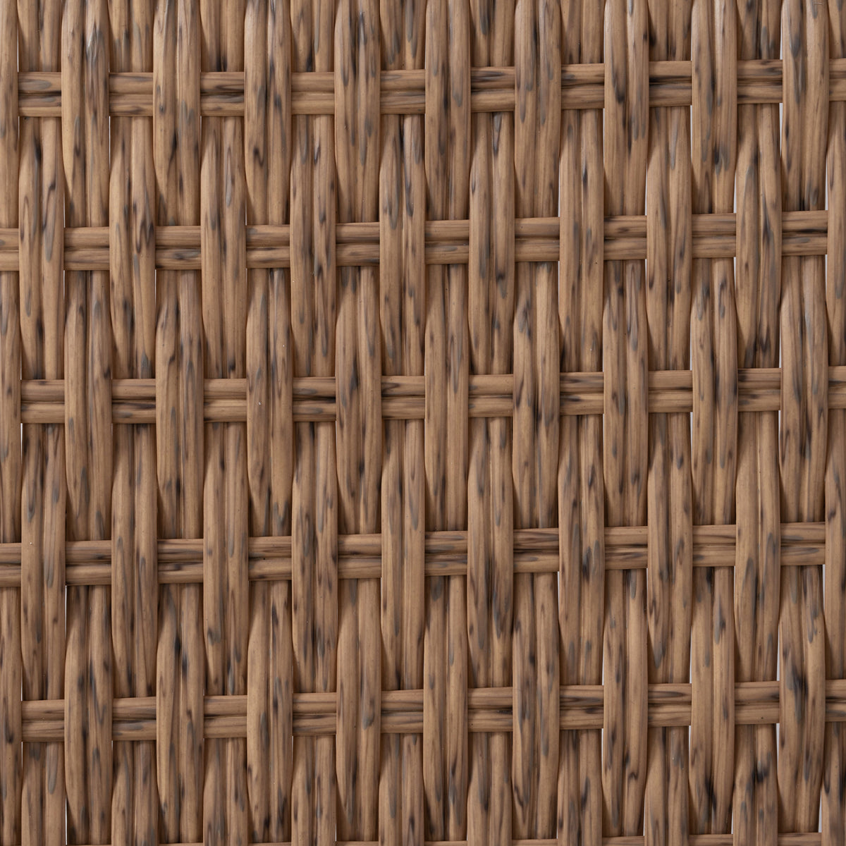 Brown PE Wicker Outdoor Sofa Set with Removable Grey Cushions - 2 Pieces, photo 8 of 10