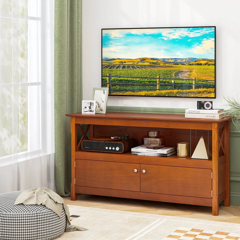 44 Inch Wooden Storage Cabinet TV Stand by DirectDeals