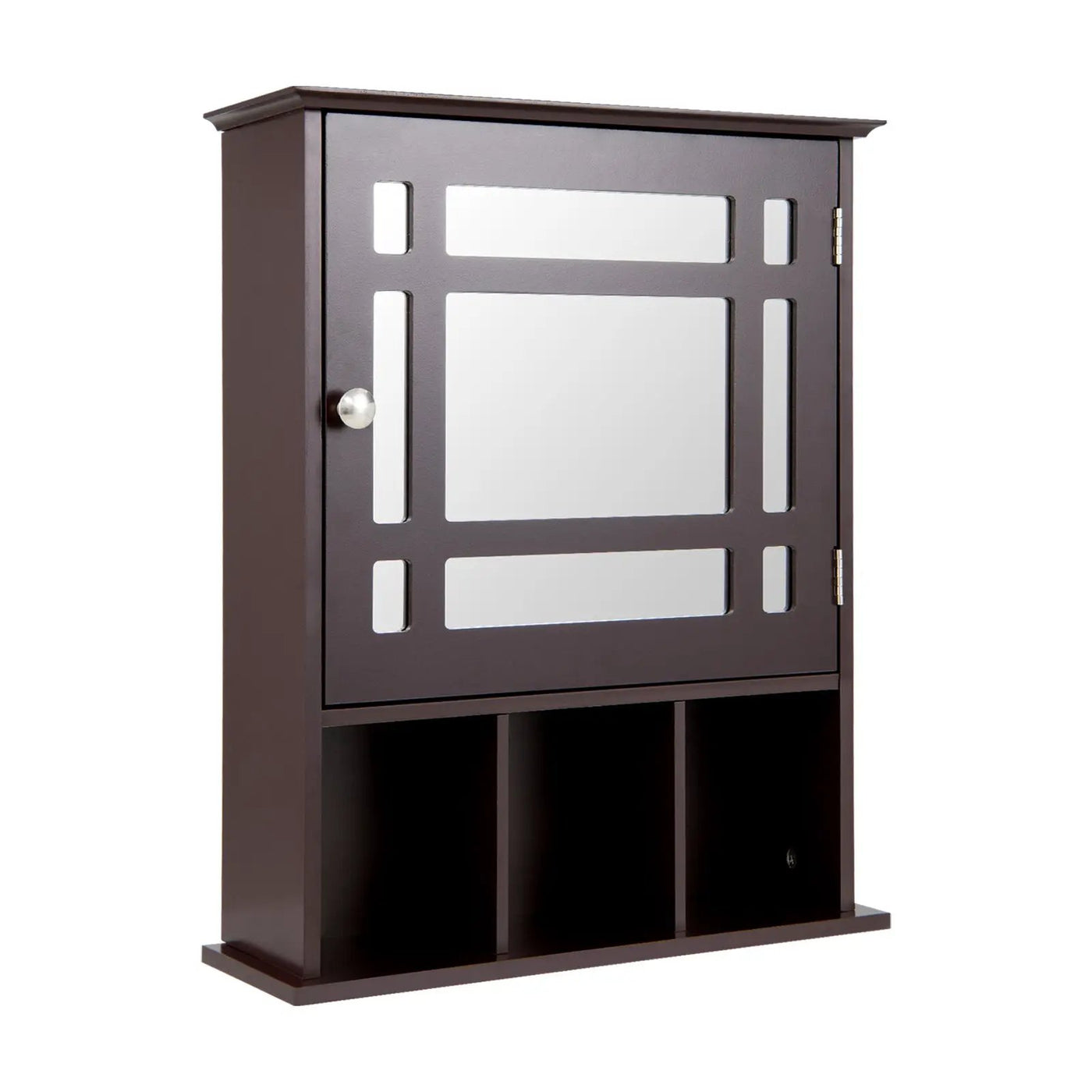 Wall Mounted and Mirrored Bathroom Cabinet by DirectDeals