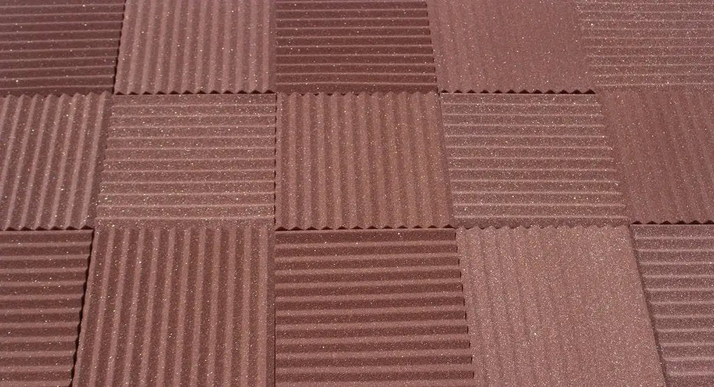 1 Inch Acoustic Foam Wedge Style Panels - 13 Color Options by SoundAssured