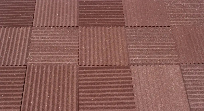 1 Inch Acoustic Foam Wedge Style Panels - 13 Color Options by SoundAssured