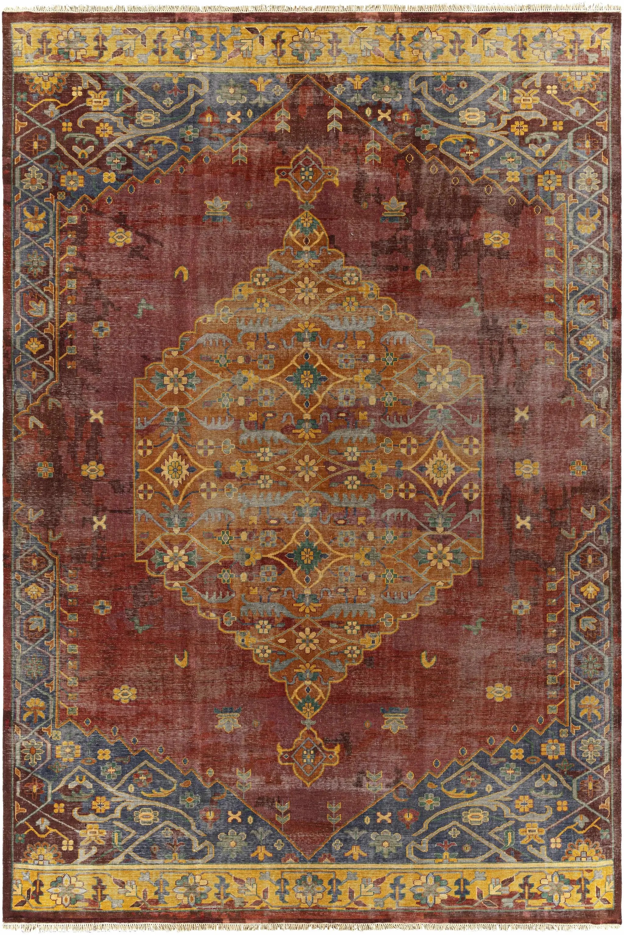 Brush Premium Handmade Wool Rug - Clearance by Boutique Rugs