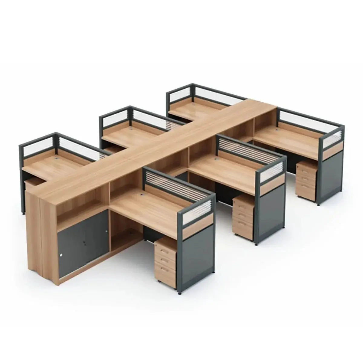 Orlian · L-Shaped Cubicle Workstation by Arc Grove