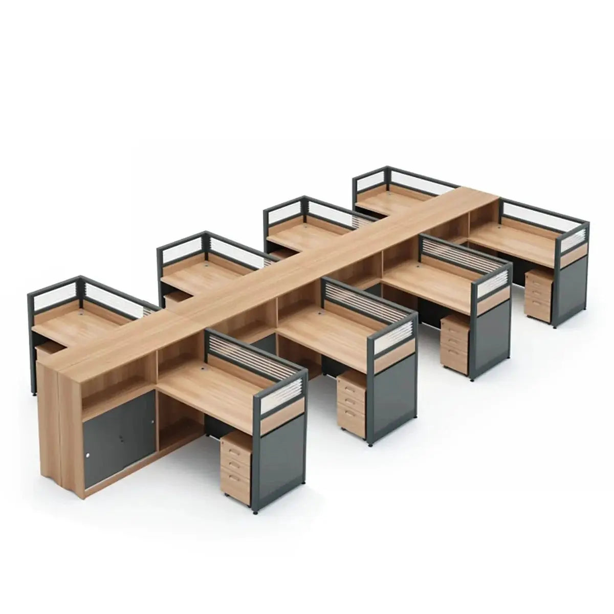 Orlian · L-Shaped Cubicle Workstation by Arc Grove