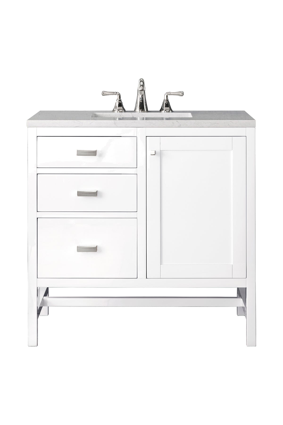 James Martin Addison 36" Single Bathroom Vanity, Glossy White, view 20