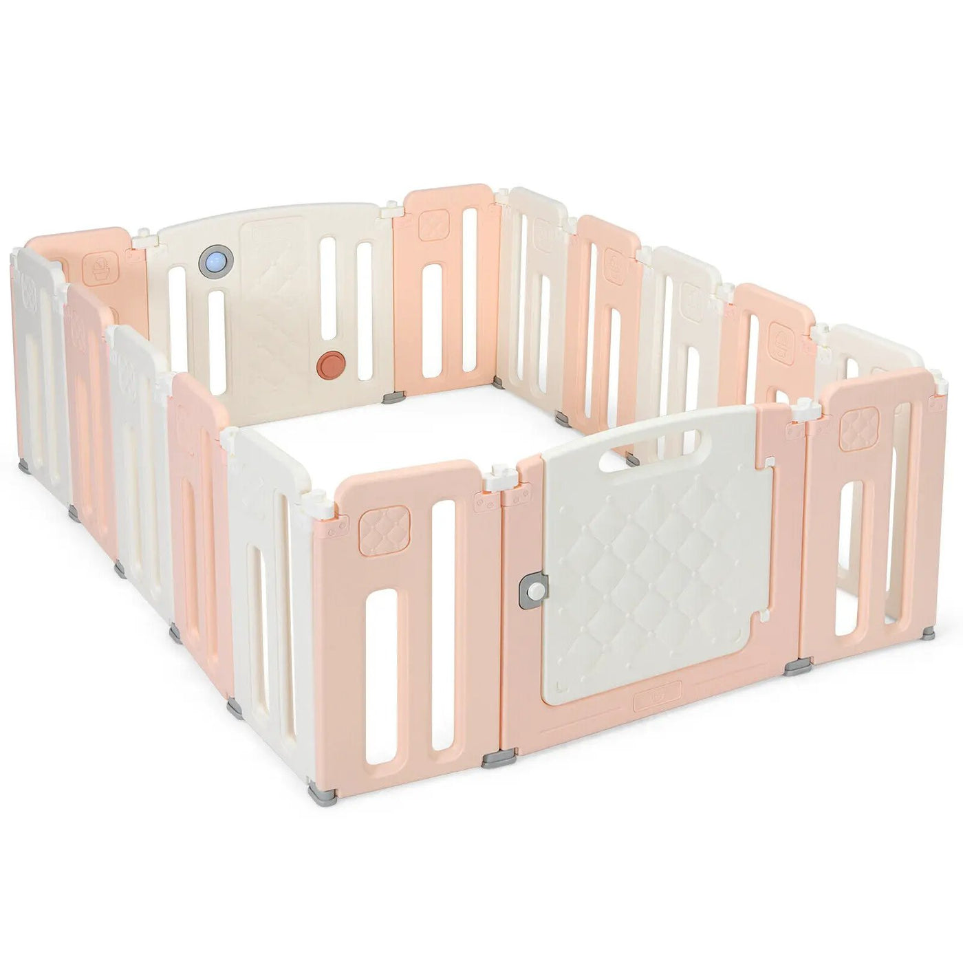 16 Panels Baby Safety Playpen with Drawing Board by DirectDeals
