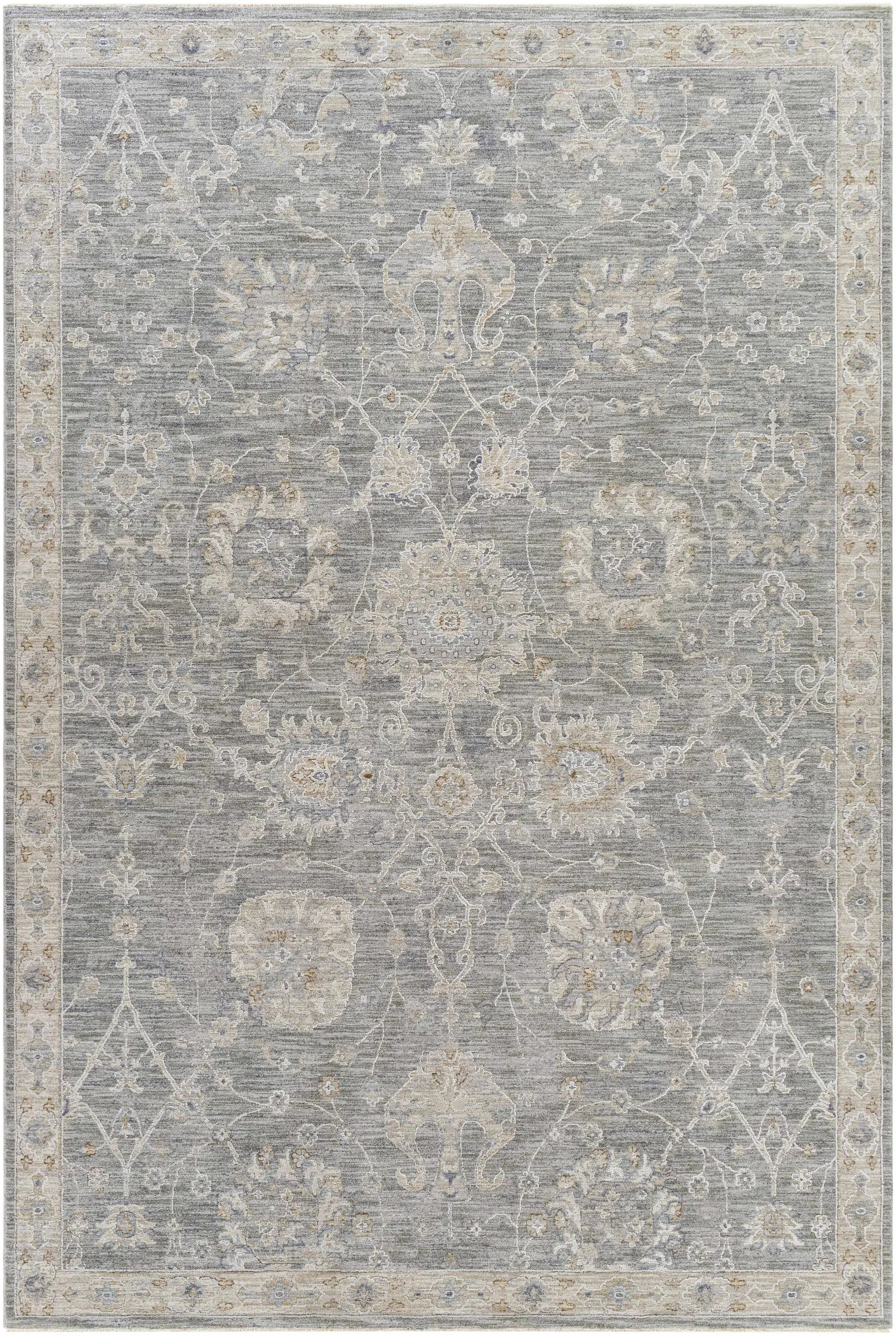 Monterey Gray Thick Luxe Persian Rug by Boutique Rugs
