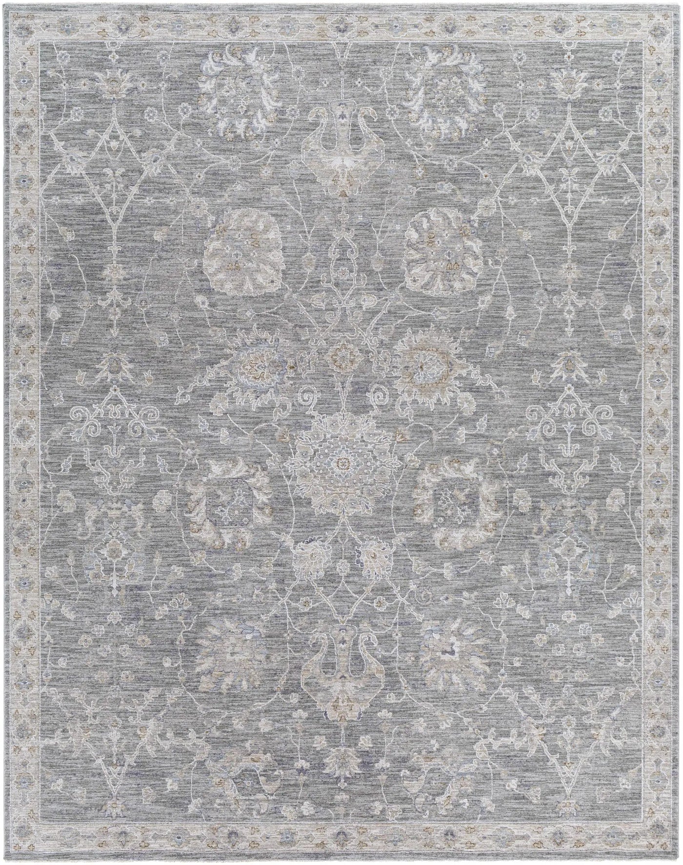 Monterey Gray Thick Luxe Persian Rug by Boutique Rugs