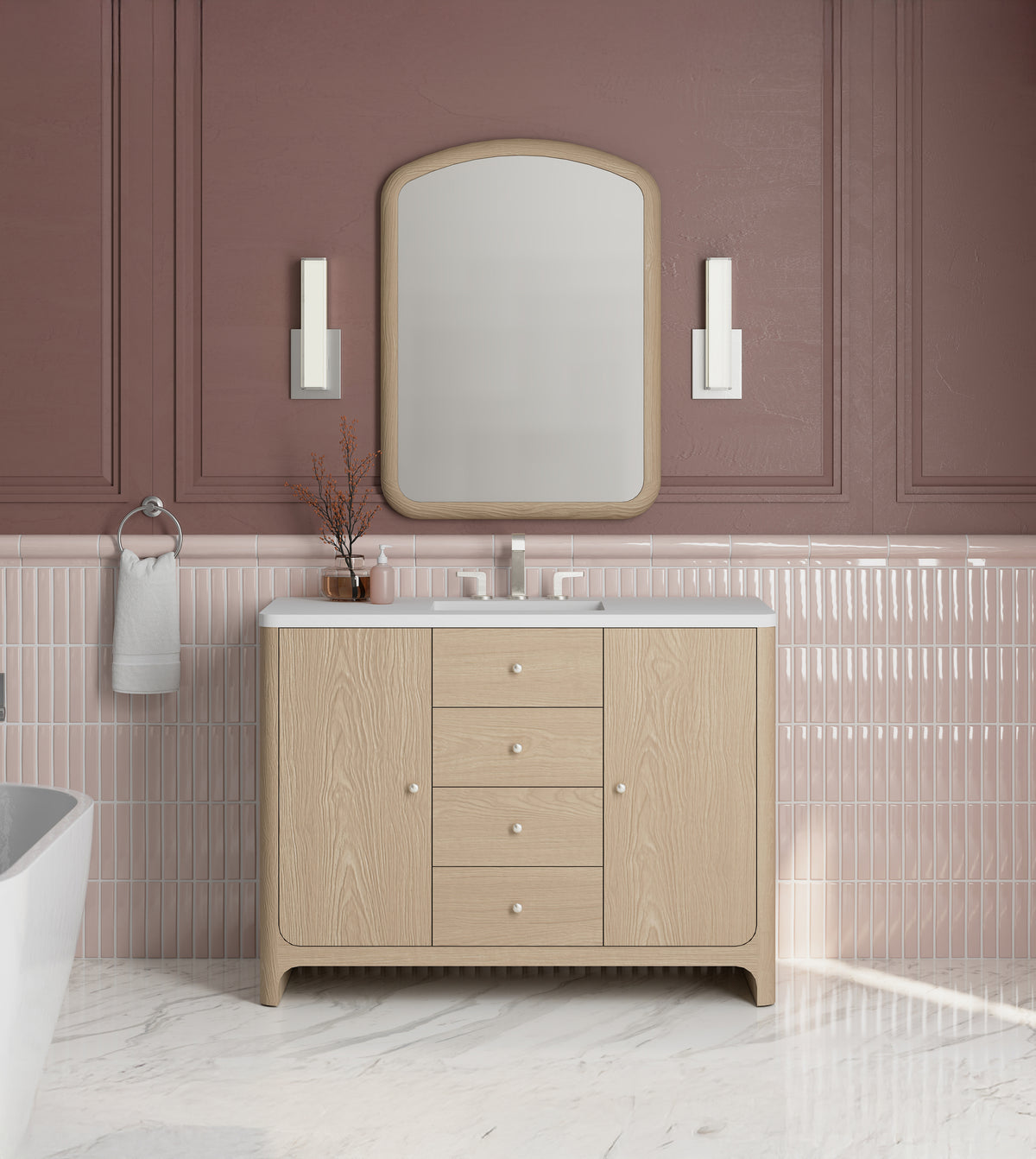 James Martin Gracyn 48" Single Bathroom Vanity, Coastal Driftwood, view 25