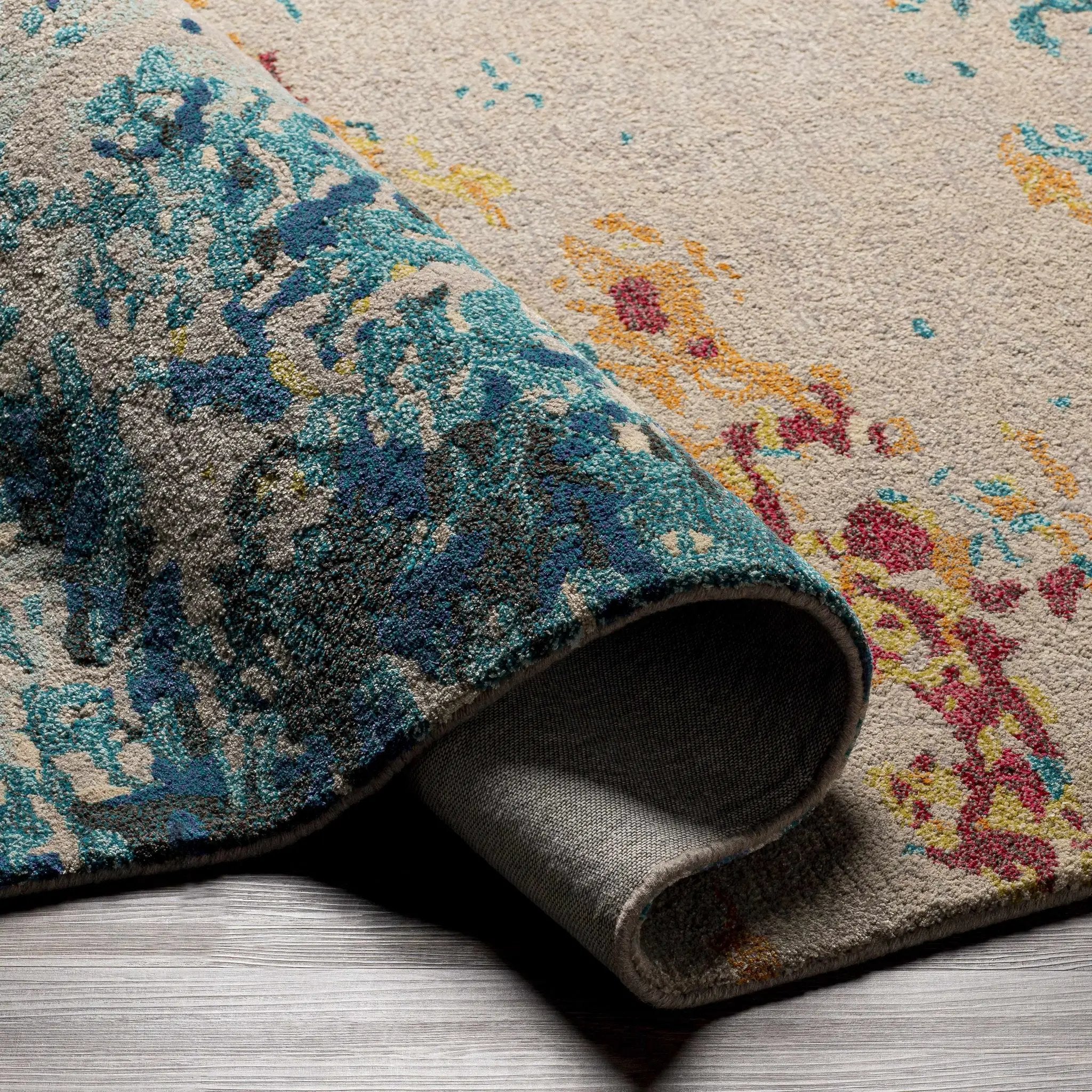 Bualan Stone Pattern Wool Blend Rug - Clearance by Boutique Rugs