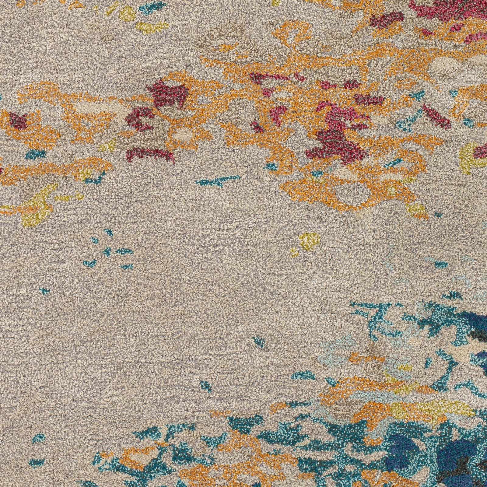 Bualan Stone Pattern Wool Blend Rug - Clearance by Boutique Rugs