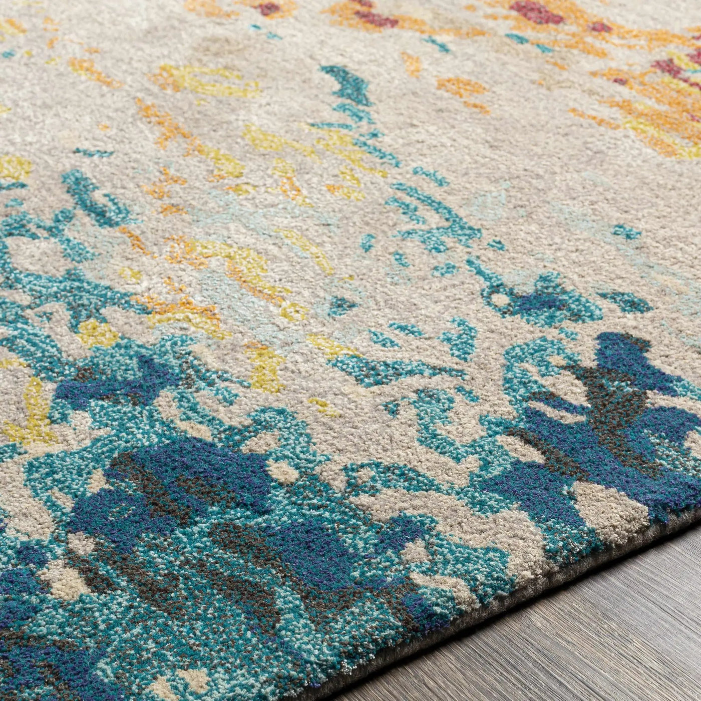Bualan Stone Pattern Wool Blend Rug - Clearance by Boutique Rugs